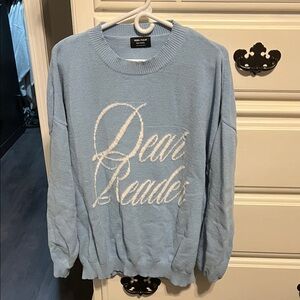 Rebel and Fleur Dear Reader Sweater